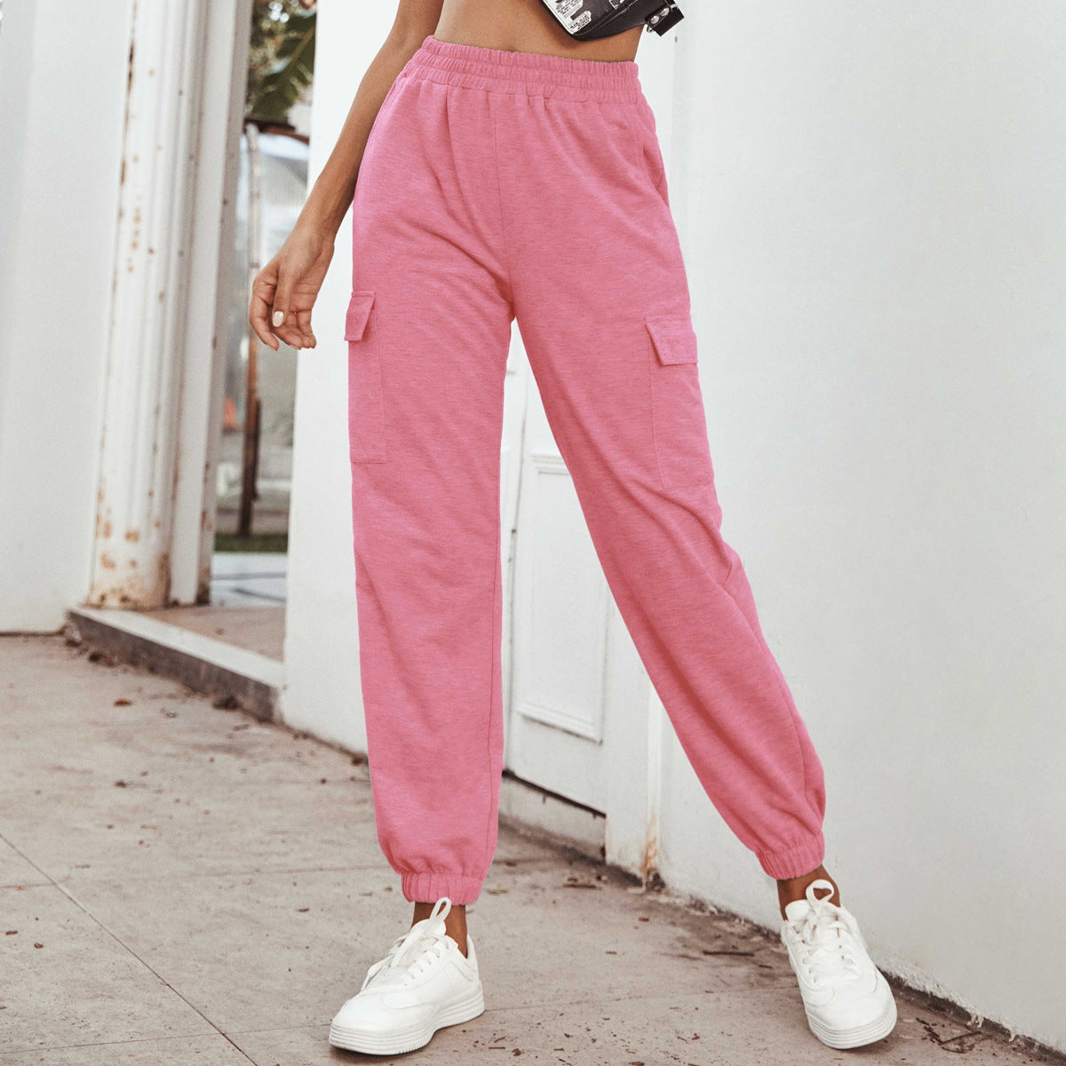 Women Clothing Sports High Waist Casual Yoga Trousers - Iyanka