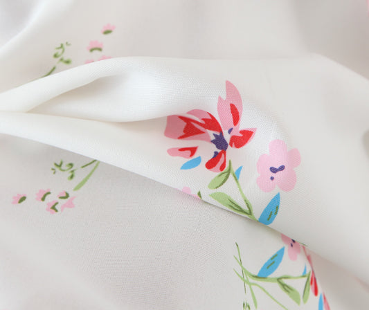 Summer Women Clothing Vintage Court French Square Collar Puff Sleeve Printing A-line Dress
