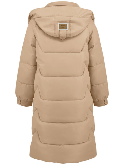 Women Clothing Autumn Winter Cotton Clothing Coat Thickened Long Sleeve Warm Hat Cotton Coat Coat Coat - Iyanka
