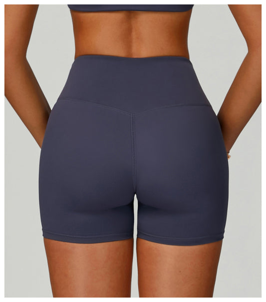 Sports Shorts Sustainable Recycled High Waist Workout Shorts Women Outdoor Running Sports Yoga Pants - Iyanka