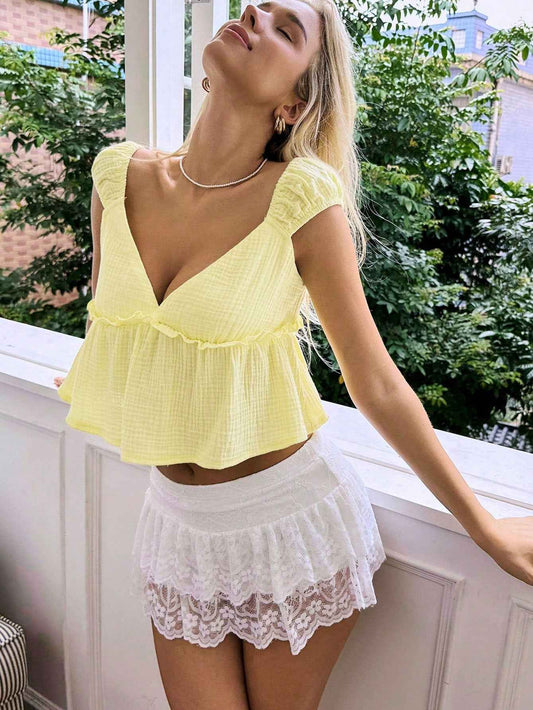 Women’s Summer Travel Holiday T-Shirt – Elegant Short Top
