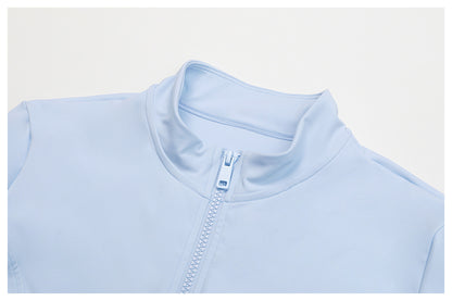 Sun Protection Yoga Coat Quick Drying Breathable Long-Sleeve Zipper Top Sports Running Cool Feeling Coat - Iyanka