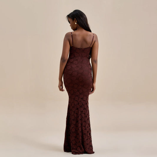 Summer Arrival Sexy Sheath Dress Sexy Backless Lace Strap Dress for Women