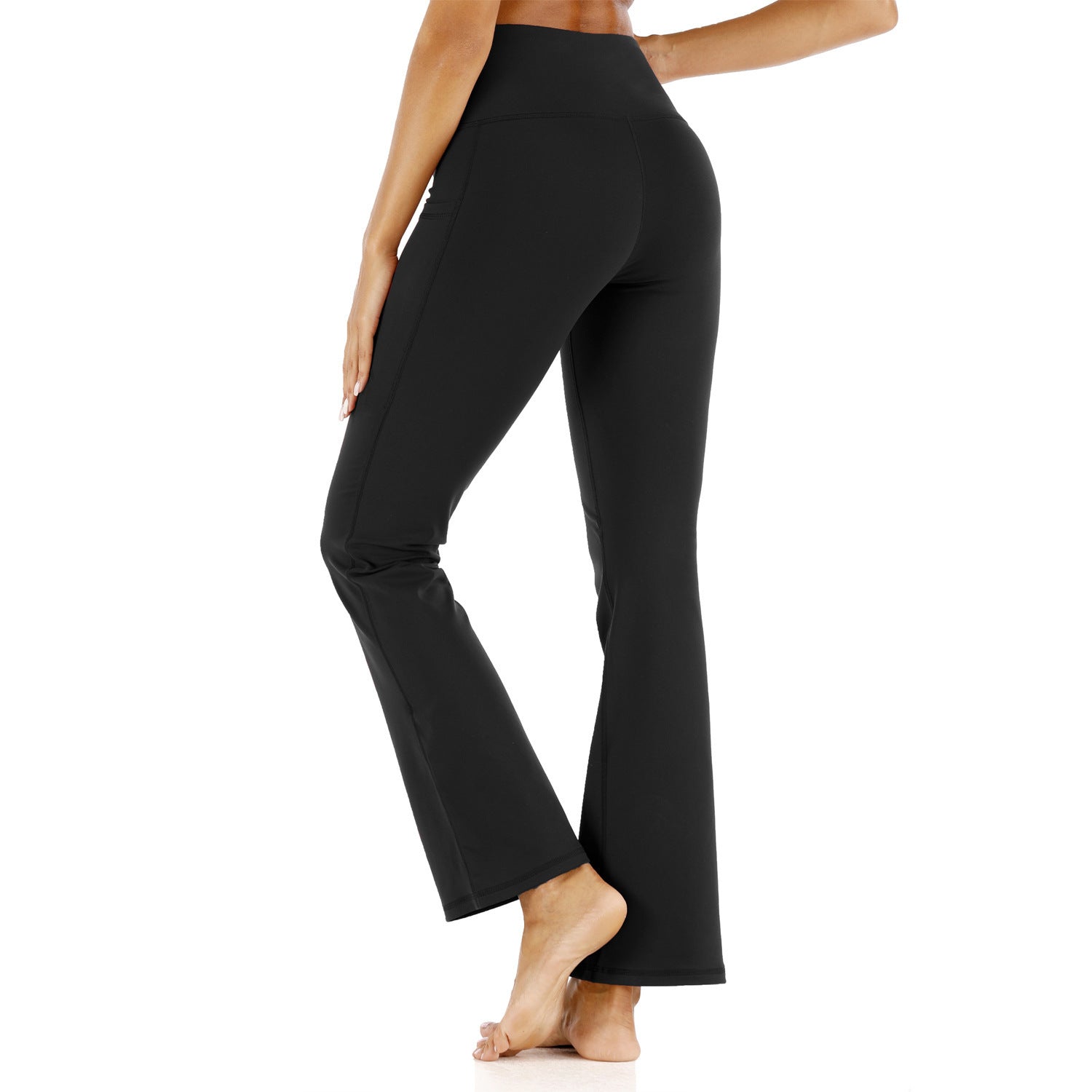 Wide Leg Pants High Waist Casual Girls Yoga Pants Plus Size - Iyanka