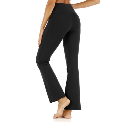 Wide Leg Pants High Waist Casual Girls Yoga Pants Plus Size - Iyanka