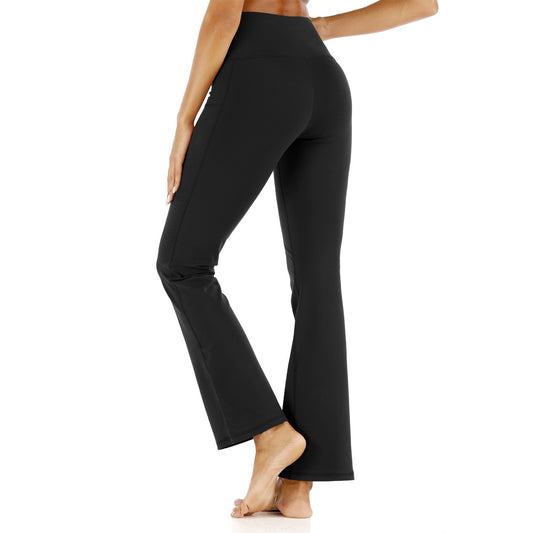 Wide Leg Pants High Waist Casual Girls Yoga Pants Plus Size - Iyanka