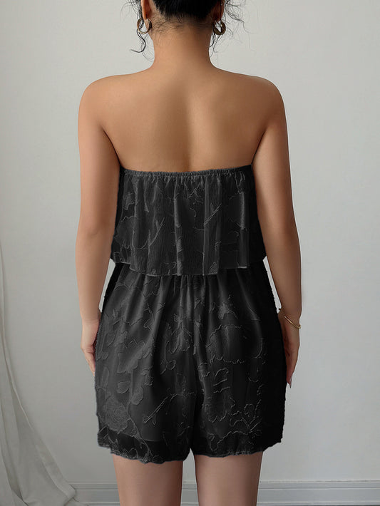 Elegant Wendy Life Slow Tube Top Jumpsuit Women Clothing Spring Summer - Iyanka