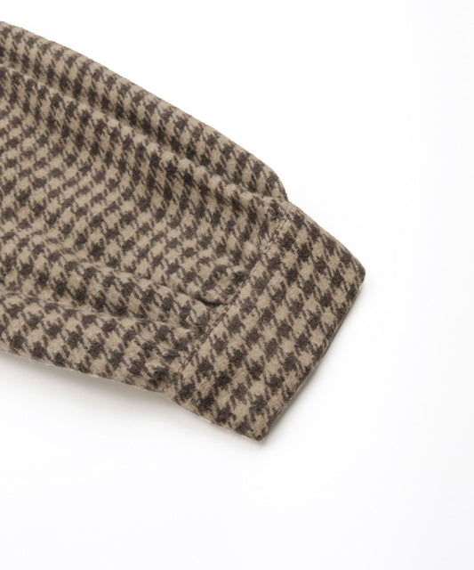 Casual Jacket Autumn Plaid Short Jacket Long Sleeved Retro Lapels Top - Iyanka