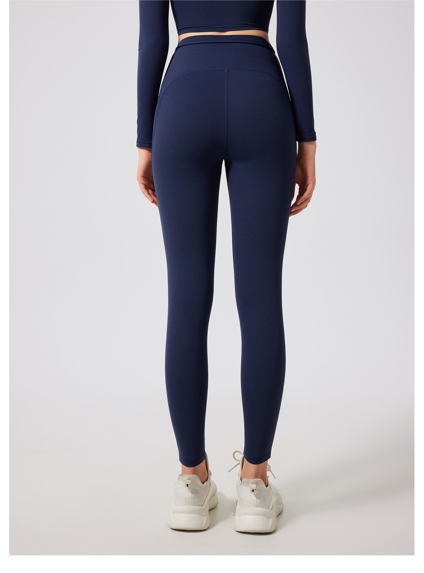 High Waist Peach Hip Lifting Nude Feel Yoga Pants Women Seamless Sport Quick Drying Tights Outer Wear Running Fitness Pants - Iyanka