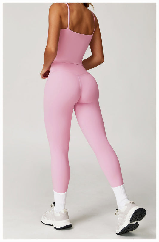 Brushed Yoga Vest Hollow Out Cutout Back Double Shoulder Strap Sports Vest Running Fitness Top Women - Iyanka