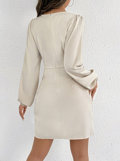 Women Clothing Summer Satin Dress High Grade Sense Hip Dress - Iyanka