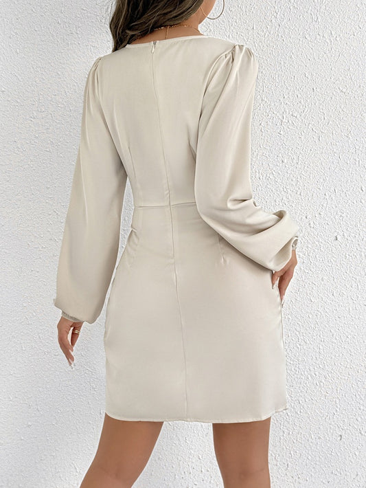 Women Clothing Summer Satin Dress High Grade Sense Hip Dress - Iyanka
