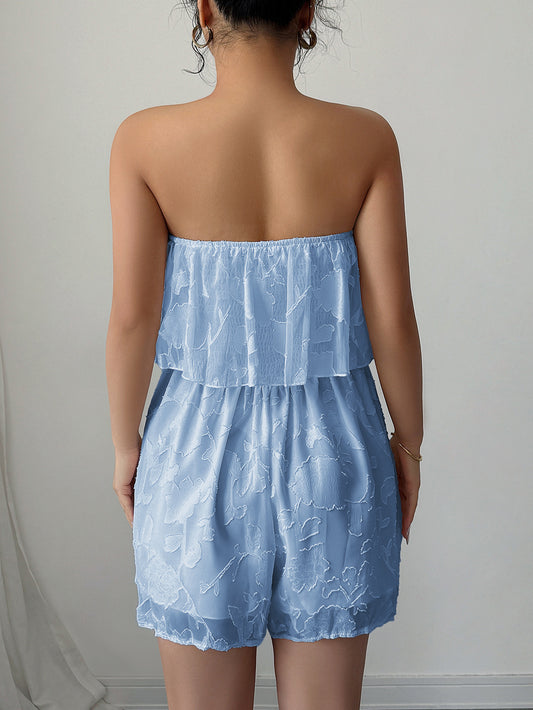 Elegant Wendy Life Slow Tube Top Jumpsuit Women Clothing Spring Summer - Iyanka