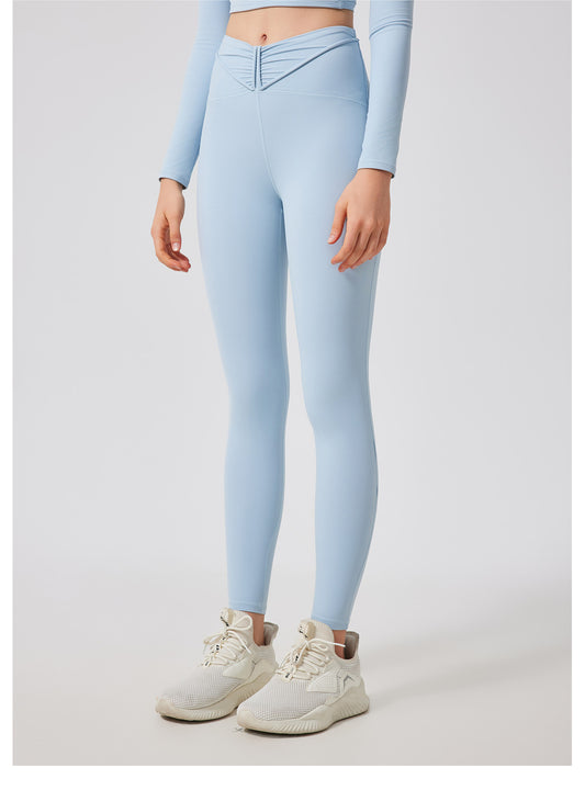 High Waist Peach Hip Lifting Nude Feel Yoga Pants Women Seamless Sport Quick Drying Tights Outer Wear Running Fitness Pants - Iyanka