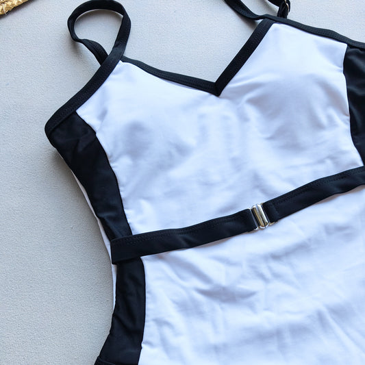 One Piece Swimsuit for Women Bikini Lady Sexy Stitching Swimwear Bikini Women - Iyanka