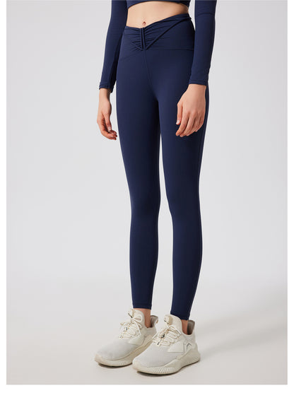 High Waist Peach Hip Lifting Nude Feel Yoga Pants Women Seamless Sport Quick Drying Tights Outer Wear Running Fitness Pants - Iyanka