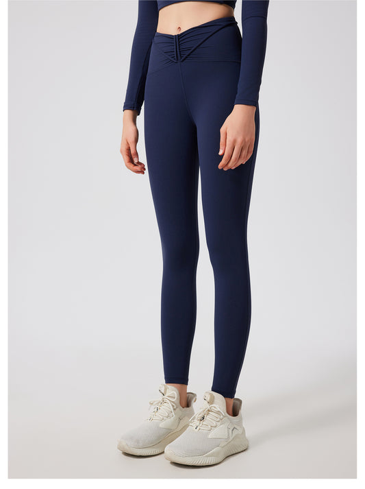 High Waist Peach Hip Lifting Nude Feel Yoga Pants Women Seamless Sport Quick Drying Tights Outer Wear Running Fitness Pants - Iyanka