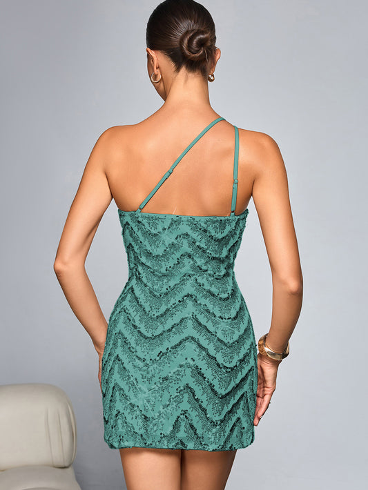 Sexy Sequin Sling Dress Short Dress Women Clothing Party Dress - Iyanka