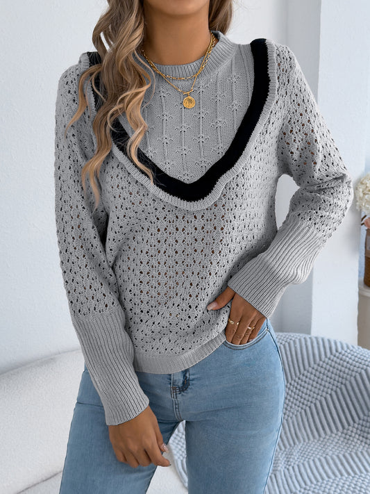 Women Clothing Autumn Winter Fungus Long Sleeve Pullover - Iyanka