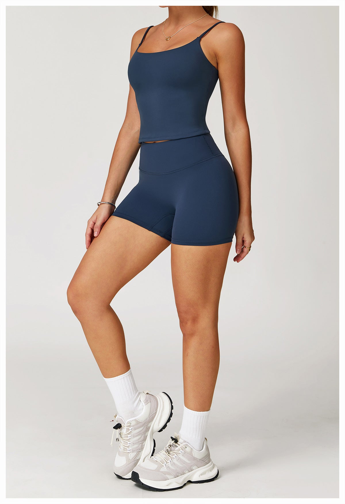 Brushed Yoga Vest Hollow Out Cutout Back Double Shoulder Strap Sports Vest Running Fitness Top Women - Iyanka