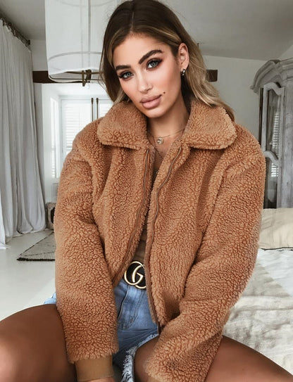 Autumn Winter Warm Jacket Jacket Women Top - Iyanka