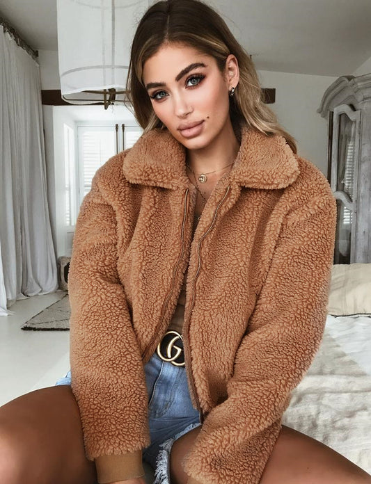 Autumn Winter Warm Jacket Jacket Women Top - Iyanka