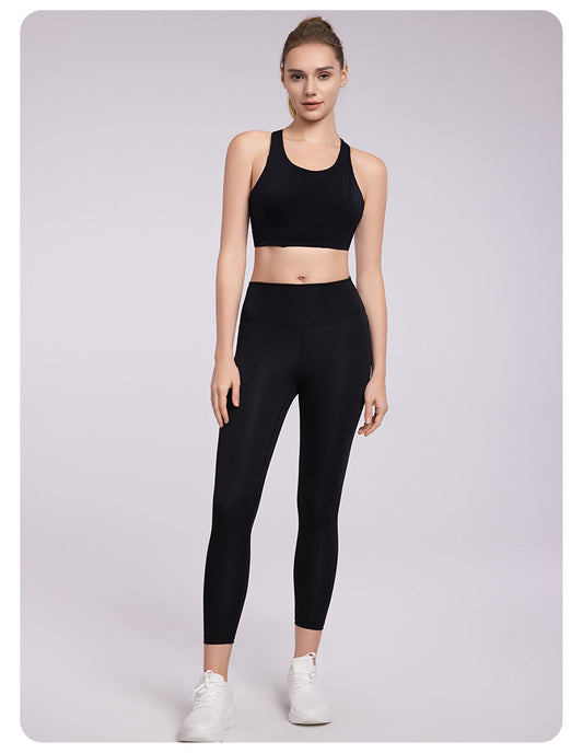 Cross Beauty Back Yoga Vest Women Strong Support Sports Underwear with Chest Pad Medium Tenacity All Match Workout Bra - Iyanka