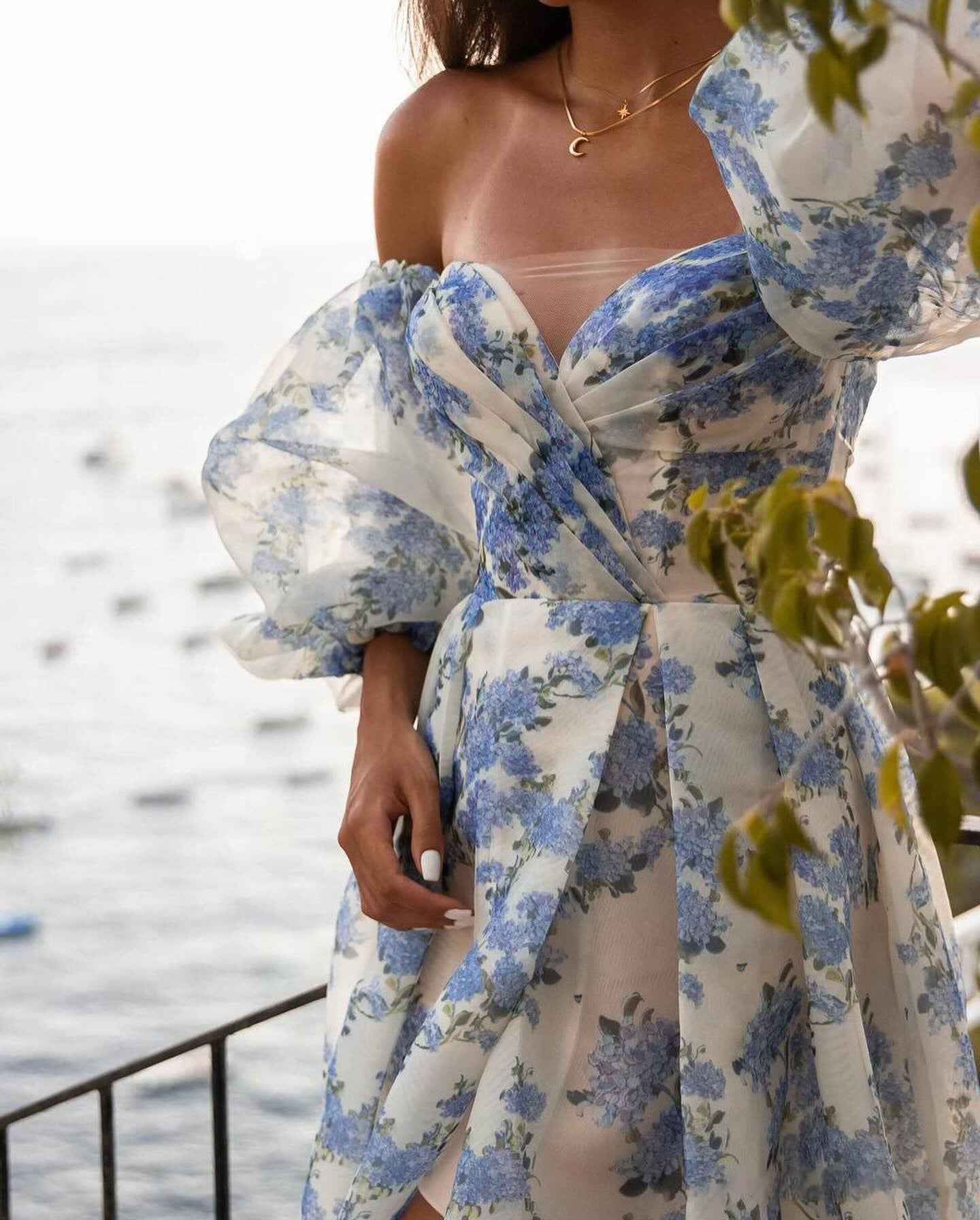 Elegant Evening Dress - Tube Top Long Evening Dress with High End Split and Suspenders