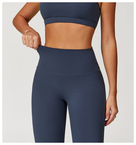Nude Feel Yoga Trousers High Waist Hip Lift Slim Skinny Pants Women Running Exercise Workout Pants - Iyanka