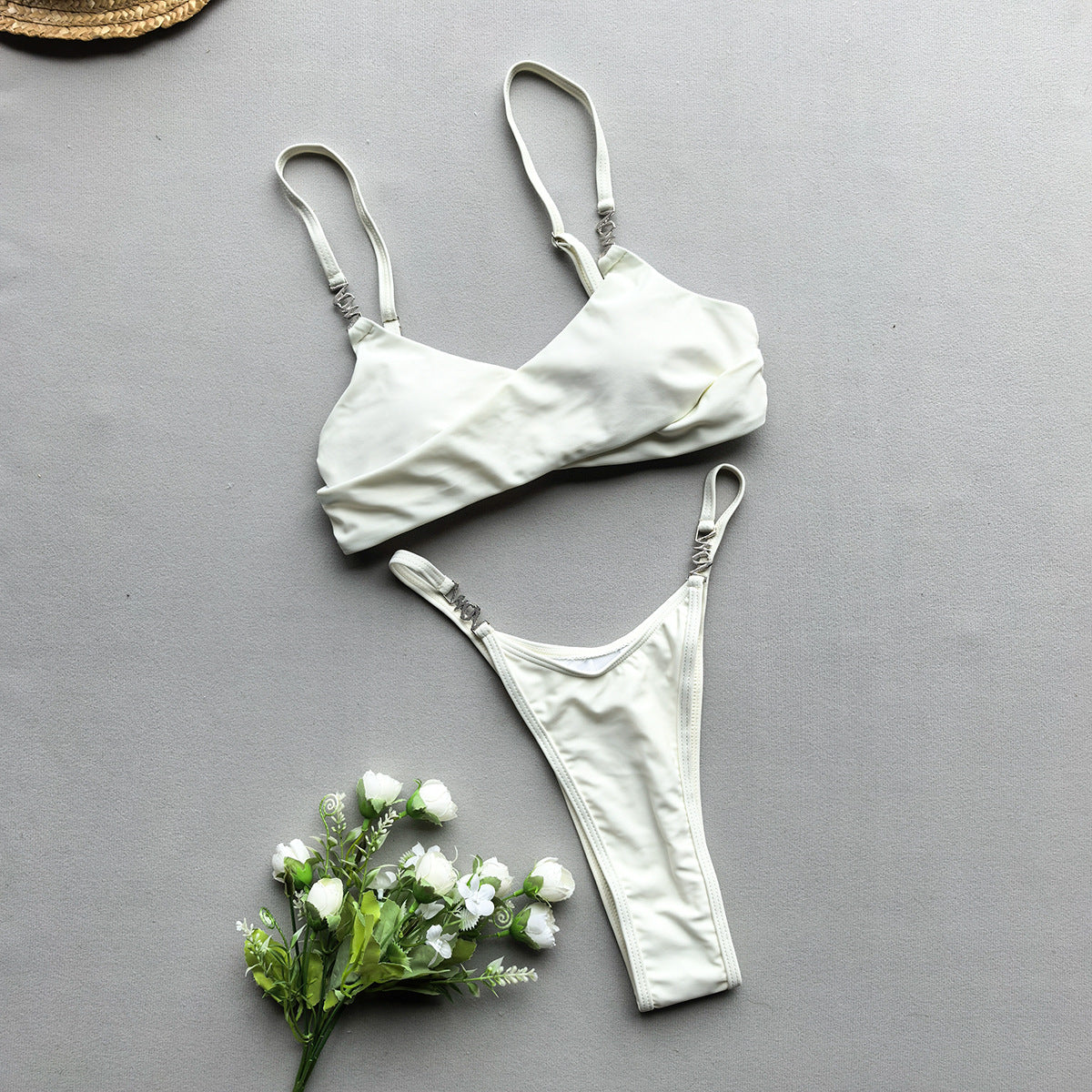 Bikini Sexy Bikini Solid Color Split Women Swimsuit Women - Iyanka