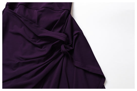 Sustainable Recycled Dress Anti Exposure Kink Design Cross Hollow Out Cutout out Beauty Back Tennis - Iyanka