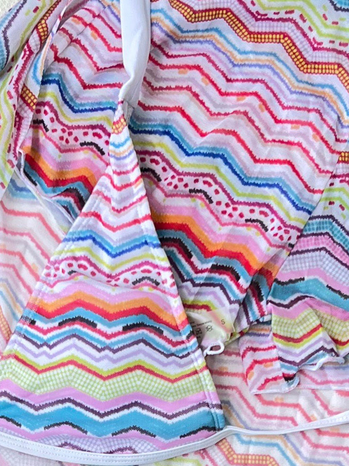 Sexy Bikini Skirt Three Piece Sets Striped Printed High Waist Split Swimsuit Women - Iyanka