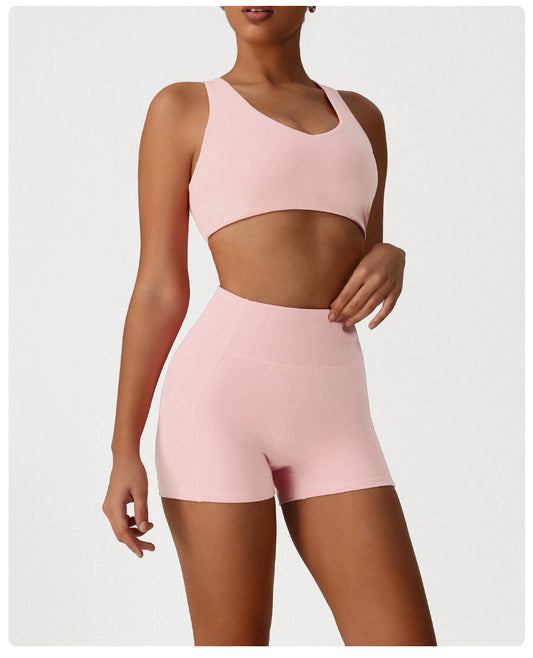 Peach Hip Lifting Sport Shorts Women Summer High Waist Outdoor Cycling Pants Quick Drying Belly Contracting Running Fitness Shorts - Iyanka