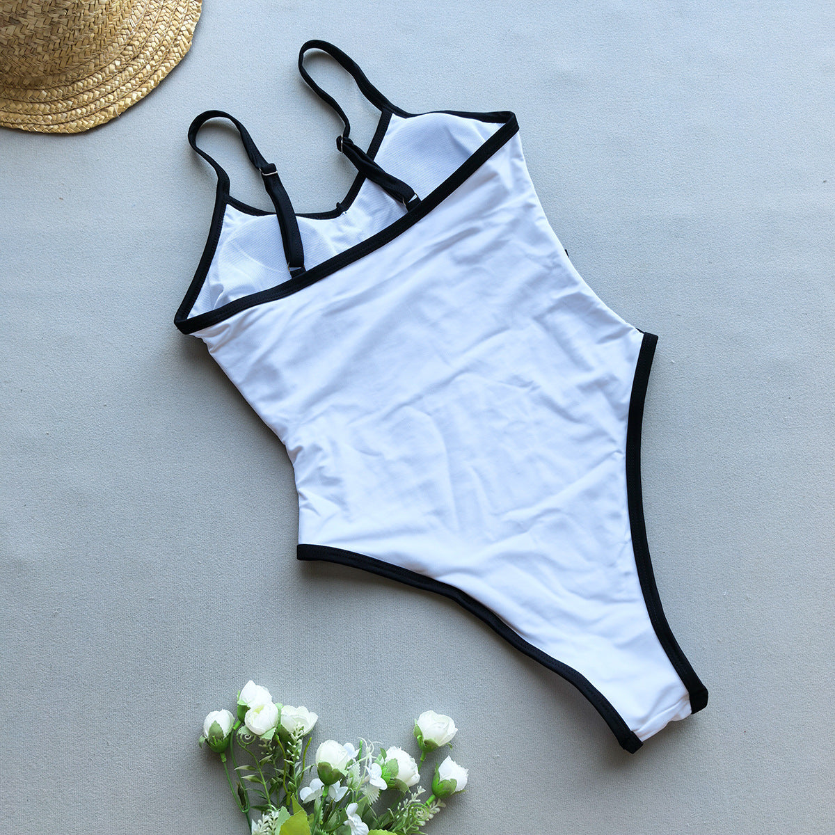 One Piece Swimsuit for Women Bikini Lady Sexy Stitching Swimwear Bikini Women - Iyanka