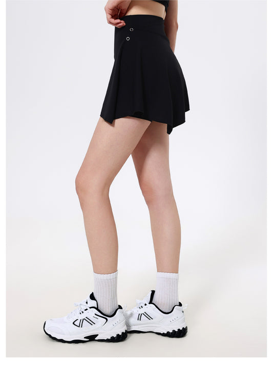 Two Piece Set High Waist Hip Lift Nude Feel Yoga Pants Shorts Fart Curtain Outer Wear Running Workout Pants Breathable Fitness - Iyanka