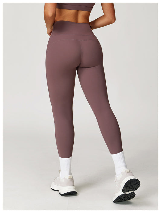 Nude Feel Yoga Trousers High Waist Hip Lift Slim Skinny Pants Women Running Exercise Workout Pants - Iyanka