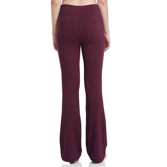 Wide Leg Pants High Waist Casual Girls Yoga Pants Plus Size - Iyanka