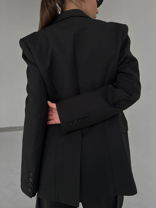 Autumn Winter V neck Waist Blazers Tight Women High Grade Slim Fitting Blazers Light Luxury Design Blazer - Iyanka