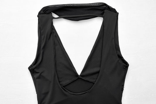 Summer Suspender Sleeveless Halter Dress Sexy Lacing Slim Fit Sheath Dress