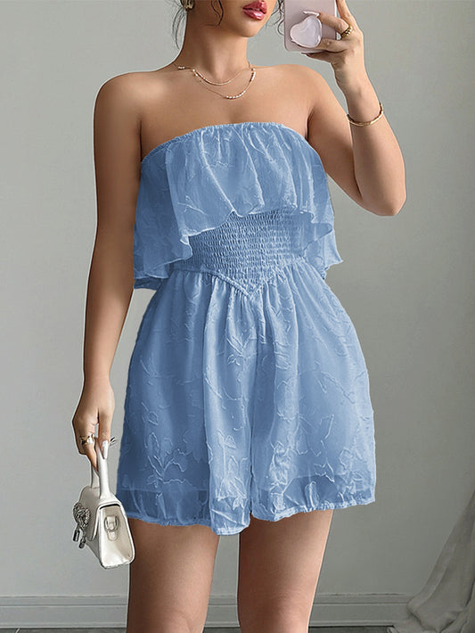 Elegant Wendy Life Slow Tube Top Jumpsuit Women Clothing Spring Summer - Iyanka