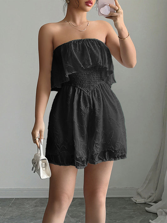 Elegant Wendy Life Slow Tube Top Jumpsuit Women Clothing Spring Summer - Iyanka