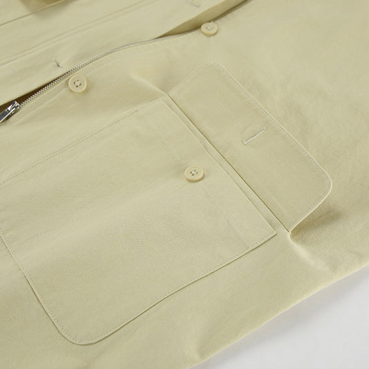 Retro Lapels Pure Cotton Contrast Color Loose Casual Jacket Autumn Winter Coat - Iyanka