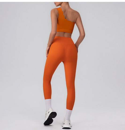 Seamless Quick Drying Yoga Pants Women V Arc Peach Sports Pants High Waist Hip Lift Fitness Trousers - Iyanka