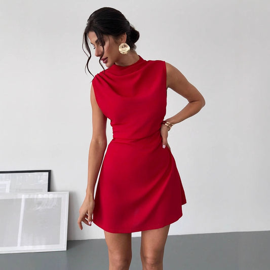 Best Women Clothes Summer Satin Dress Women High Grade Satin Dress - Iyanka
