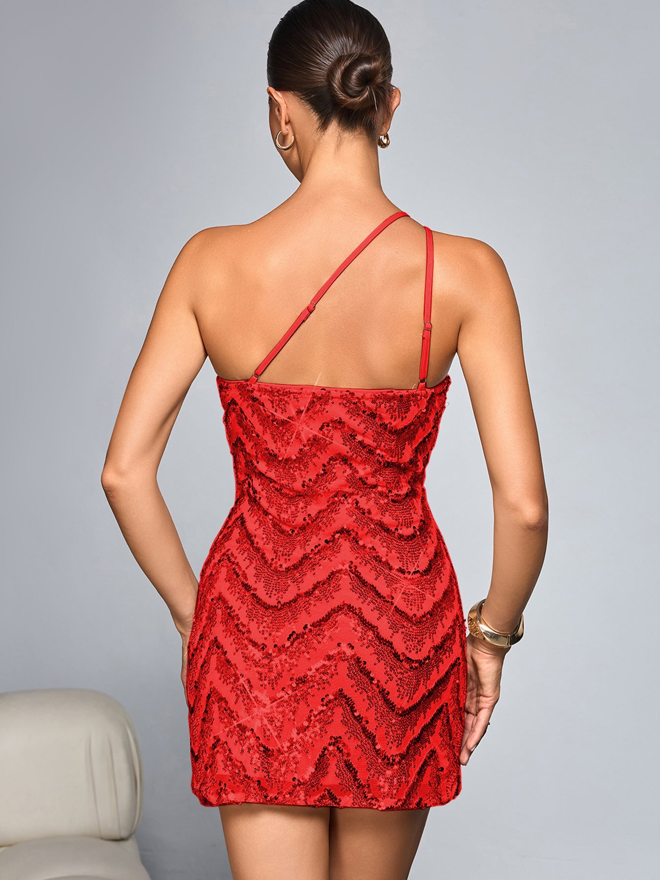 Sexy Sequin Sling Dress Short Dress Women Clothing Party Dress - Iyanka