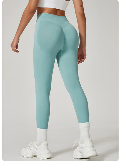 Sports High Waist Yoga Pants No Embarrassment Line Hip Lifting Peach Hip Fitness Pants Sports Yoga Pants - Iyanka