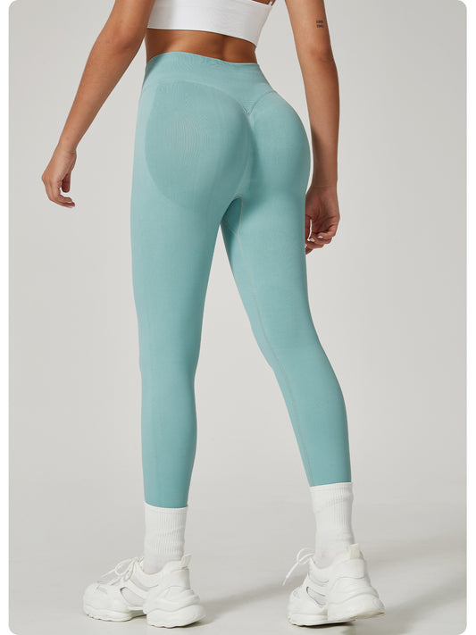 Sports High Waist Yoga Pants No Embarrassment Line Hip Lifting Peach Hip Fitness Pants Sports Yoga Pants - Iyanka