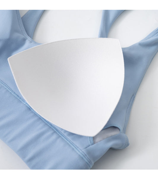Sexy Hollow Out Cutout Beauty Back Exercise Underwear Women Chest Pad Gathering Bra Shockproof Fitness Vest - Iyanka
