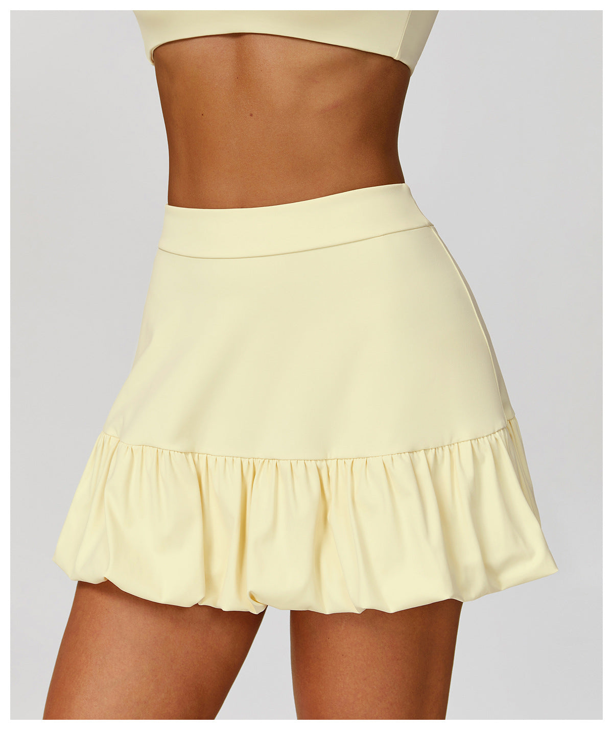 Faux Two Piece Skirts Quick Drying Breathable Safety Tennis Skirt Casual Fitness Running Exercise Skirt - Iyanka