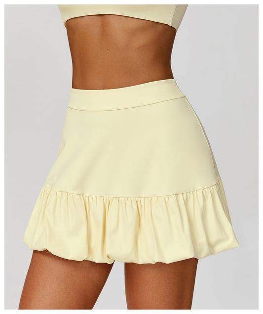 Faux Two Piece Skirts Quick Drying Breathable Safety Tennis Skirt Casual Fitness Running Exercise Skirt - Iyanka